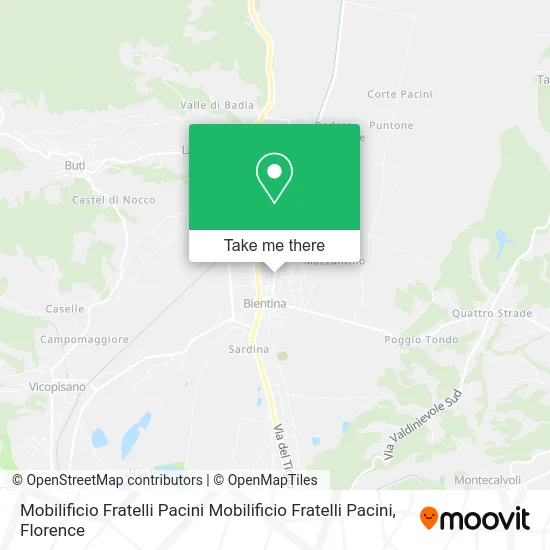 Pacini Brothers Furniture Store map