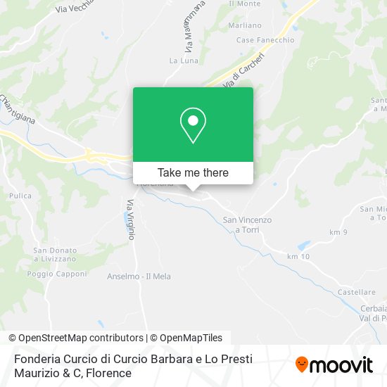 Fonderia Curcio di Curcio Barbara e Lo Presti Maurizio & C map