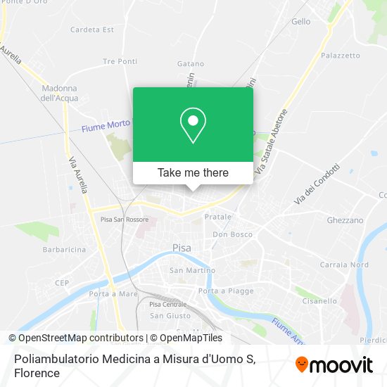 Poliambulatorio Medicina a Misura d'Uomo S map