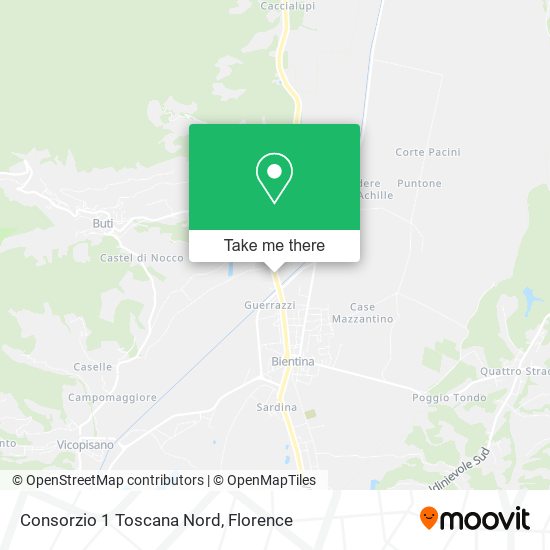 Consorzio 1 Toscana Nord map