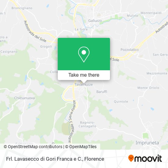 Frl. Lavasecco di Gori Franca e C. map