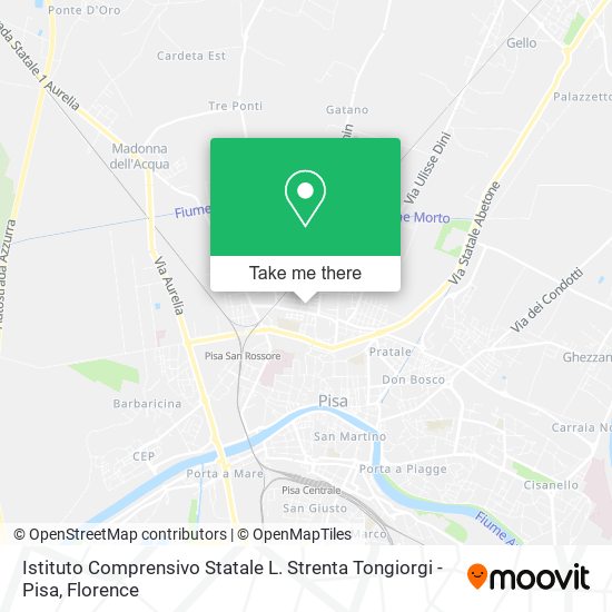 Istituto Comprensivo Statale L. Strenta Tongiorgi - Pisa map