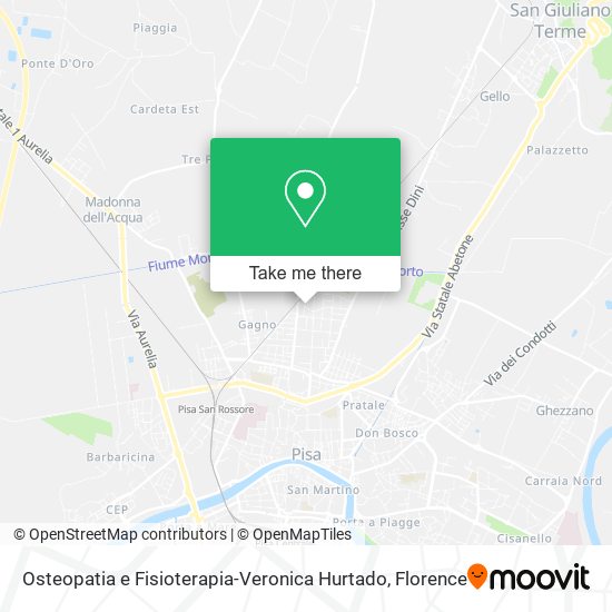 Osteopatia e Fisioterapia-Veronica Hurtado map