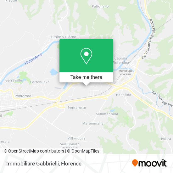 Immobiliare Gabbrielli map