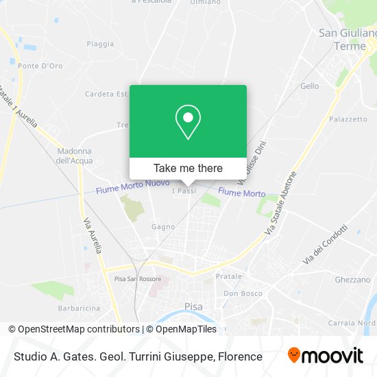 Studio A. Gates. Geol. Turrini Giuseppe map
