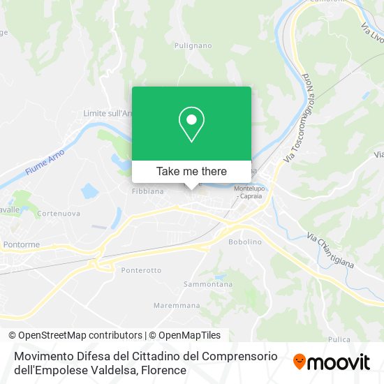 Movimento Difesa del Cittadino del Comprensorio dell'Empolese Valdelsa map