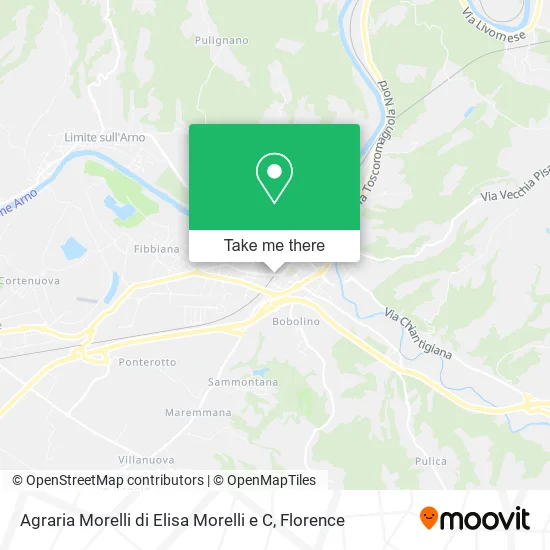 Agraria Morelli di Elisa Morelli e C map