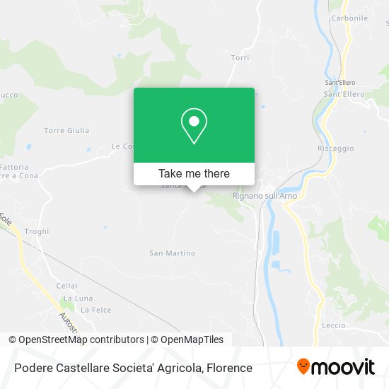 Podere Castellare Societa' Agricola map