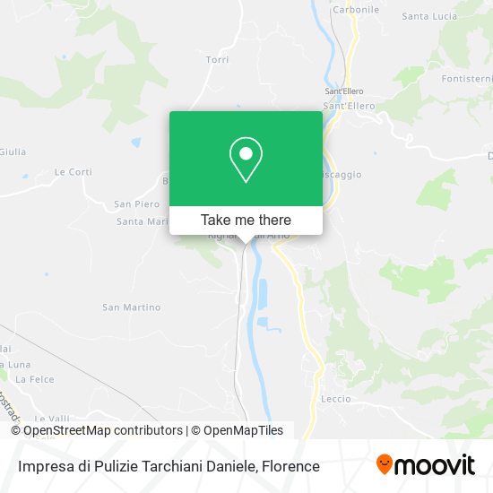 Impresa di Pulizie Tarchiani Daniele map