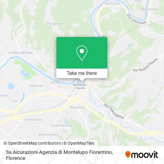 Sa Aicurazioni-Agenzia di Montelupo Fiorentino map