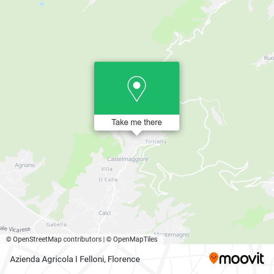 Azienda Agricola I Felloni map