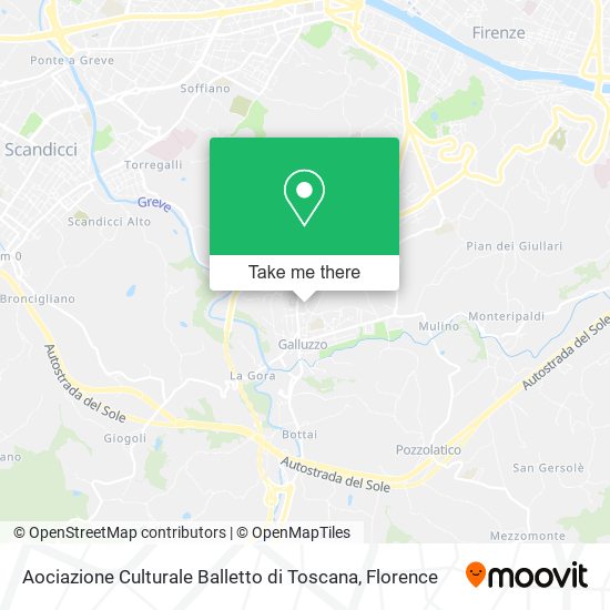 Aociazione Culturale Balletto di Toscana map