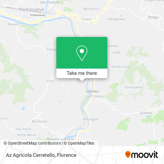 Az Agricola Cerretello map