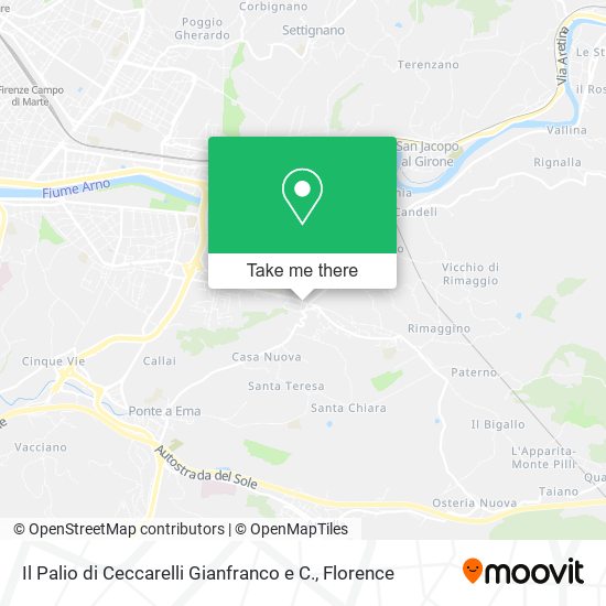 Il Palio di Ceccarelli Gianfranco e C. map