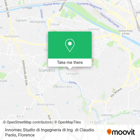 Innomec Engineering Studio by Engineer Claudio Paolo map