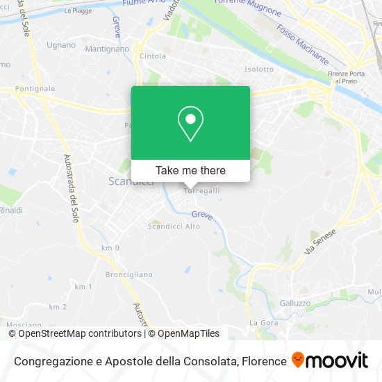 Congregazione e Apostole della Consolata map