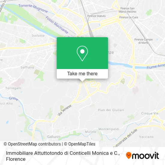 Attuttotondo Real Estate of Conticelli Monica & C. map