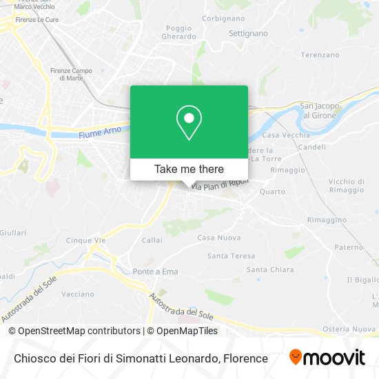 Chiosco dei Fiori di Simonatti Leonardo map