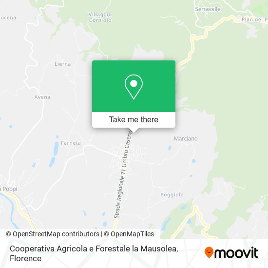 Cooperativa Agricola e Forestale la Mausolea map