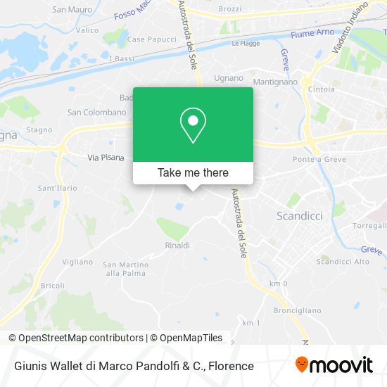 Giunis Wallet di Marco Pandolfi & C. map