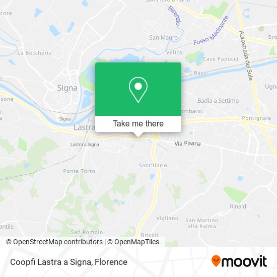 Coopfi Lastra a Signa map