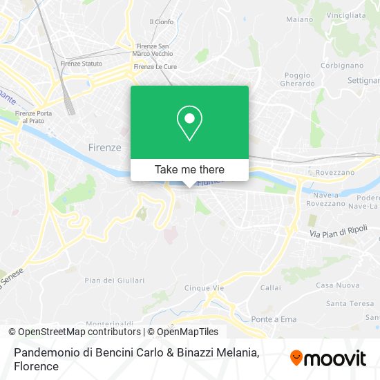 Pandemonio di Bencini Carlo & Binazzi Melania map