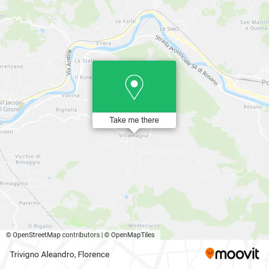 Trivigno Aleandro map