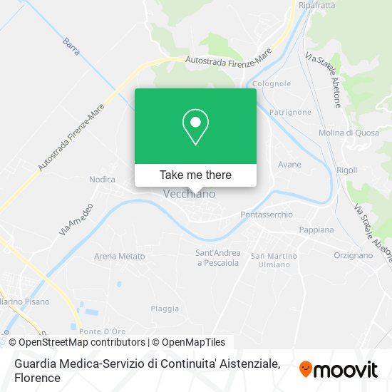 Guardia Medica-Servizio di Continuita' Aistenziale map