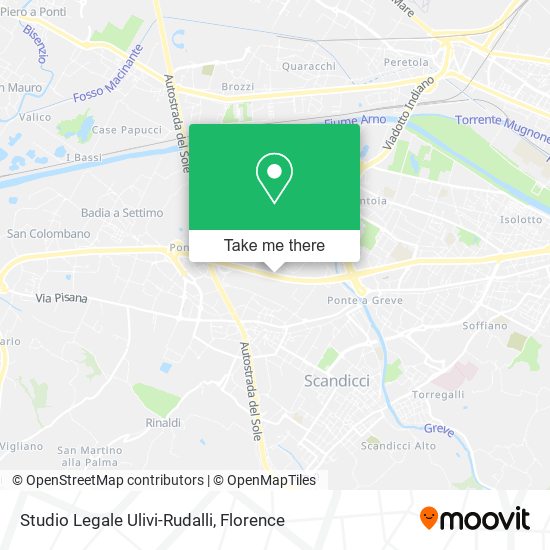 Studio Legale Ulivi-Rudalli map