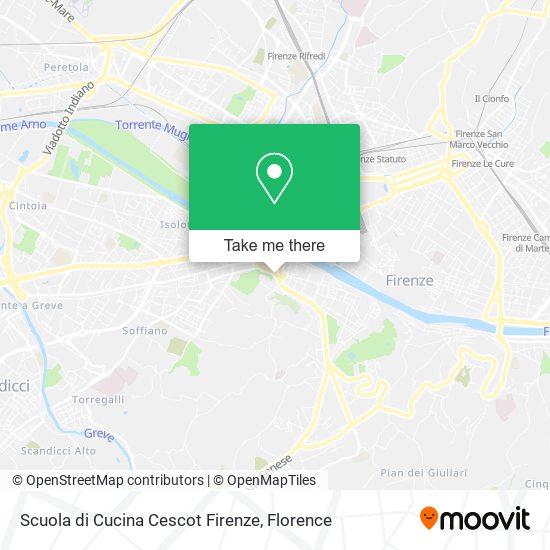 Scuola di Cucina Cescot Firenze map