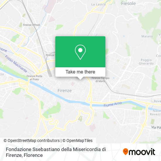 Fondazione Ssebastiano della Misericordia di Firenze map