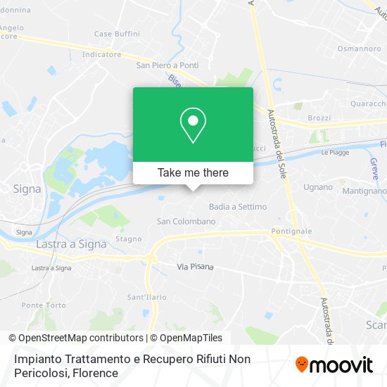 Impianto Trattamento e Recupero Rifiuti Non Pericolosi map