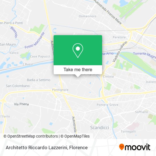 Architetto Riccardo Lazzerini map