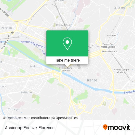 Assicoop Firenze map