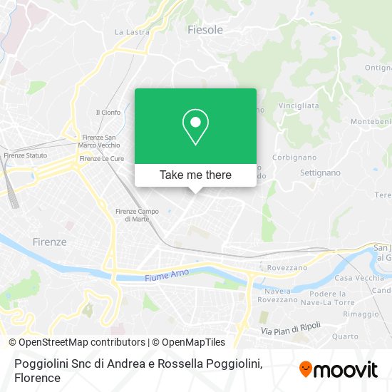 Poggiolini Snc di Andrea e Rossella Poggiolini map
