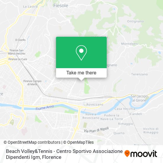 Beach Volley&Tennis - Centro Sportivo Associazione Dipendenti Igm map
