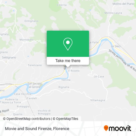 Movie and Sound Firenze map