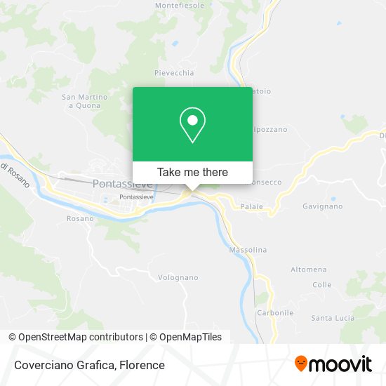 Coverciano Grafica map