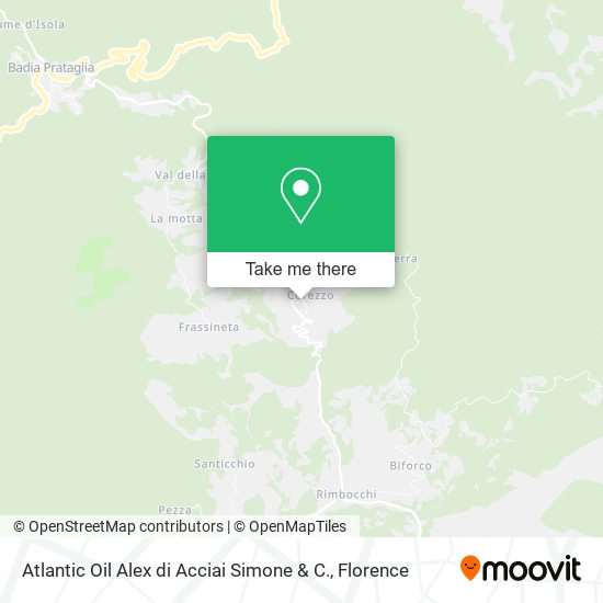 Atlantic Oil Alex di Acciai Simone & C. map