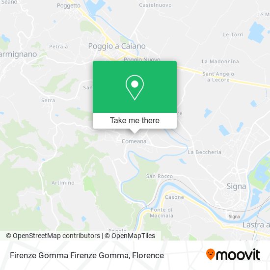 Firenze Gomma Firenze Gomma map