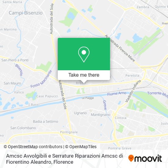 Amcsc Avvolgibili e Serrature Riparazioni Amcsc di Fiorentino Aleandro map