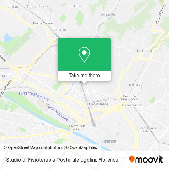 Studio di Fisioterapia Posturale Ugolini map