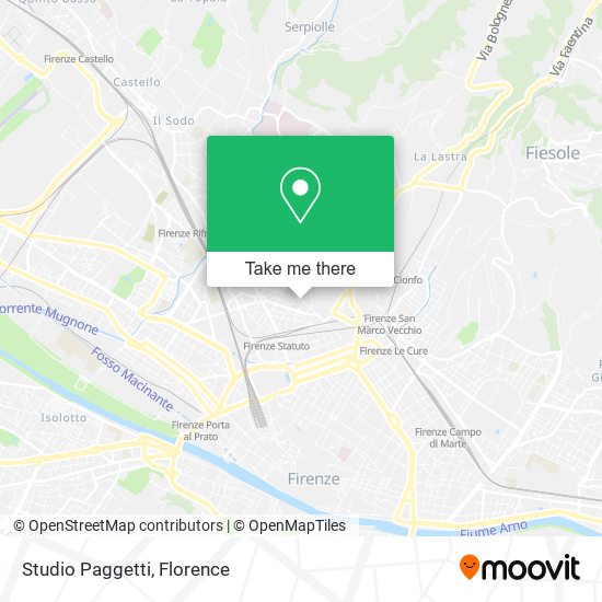 Studio Paggetti map