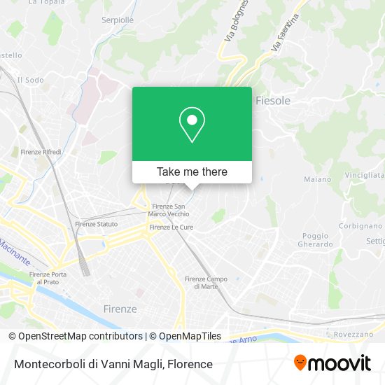 Montecorboli di Vanni Magli map