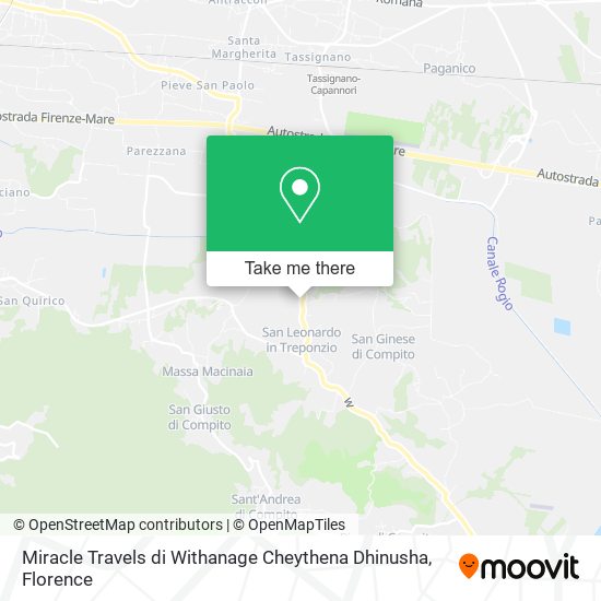 Miracle Travels di Withanage Cheythena Dhinusha map