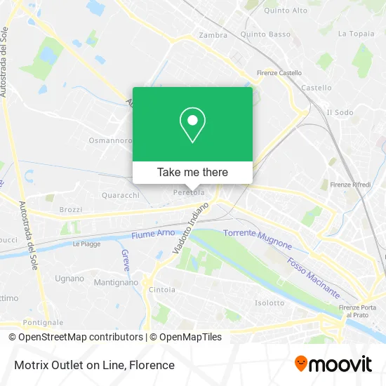 Motrix Outlet on Line map