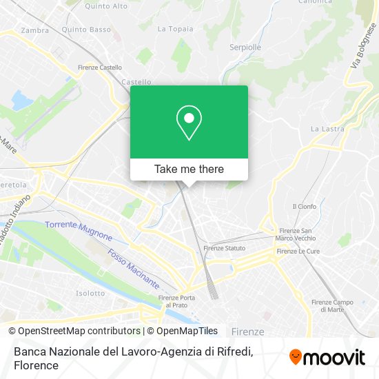 Banca Nazionale del Lavoro-Agenzia di Rifredi map