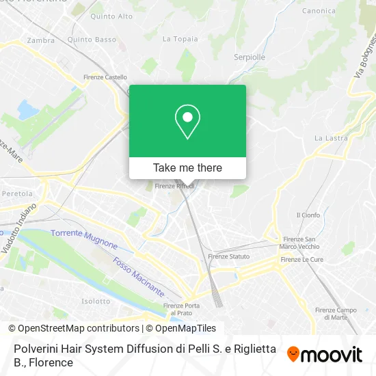 Polverini Hair System Diffusion di Pelli S. e Riglietta B. map