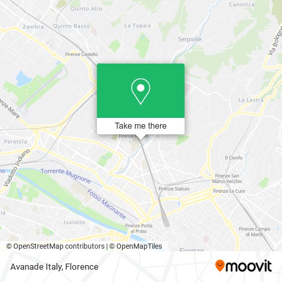 Avanade Italy map