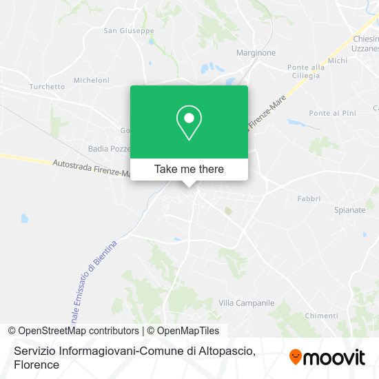 Servizio Informagiovani-Comune di Altopascio map